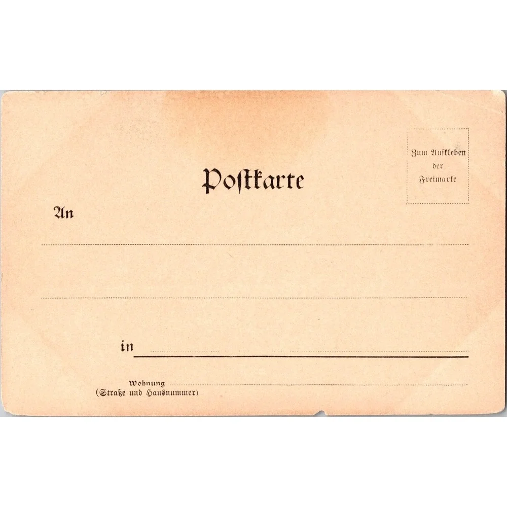 Vintage Berlin Nymphe v. Calandrelli Statue‎ Postcard Kunstverlag J Goldiner